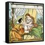 Sleeping Beauty illustrated by Walter Crane-Walter Crane-Framed Stretched Canvas