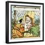 Sleeping Beauty illustrated by Walter Crane-Walter Crane-Framed Giclee Print