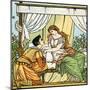 Sleeping Beauty illustrated by Walter Crane-Walter Crane-Mounted Giclee Print