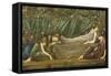 Sleeping Beauty, Illustration from 'The Legend of the Briar Rose', 1871-72-Edward Burne-Jones-Framed Stretched Canvas