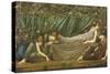 Sleeping Beauty, Illustration from 'The Legend of the Briar Rose', 1871-72-Edward Burne-Jones-Stretched Canvas