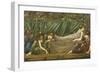 Sleeping Beauty, Illustration from 'The Legend of the Briar Rose', 1871-72-Edward Burne-Jones-Framed Giclee Print