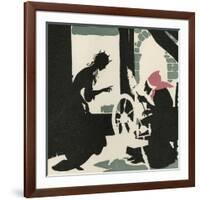 Sleeping Beauty Pricks Her Finger-Arthur Rackham-Framed Photographic Print