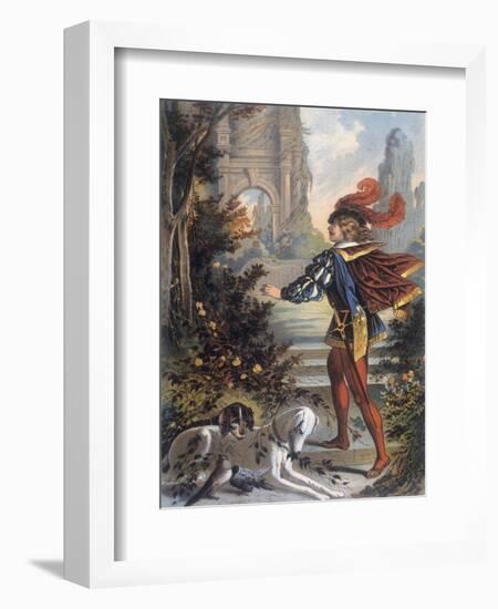 Sleeping Beauty: The Prince Approaches the Enchanted Castle-Jouvet-Framed Giclee Print