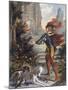 Sleeping Beauty: The Prince Approaches the Enchanted Castle-Jouvet-Mounted Giclee Print