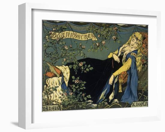 Sleeping Beauty-Konrad Dielitz-Framed Giclee Print