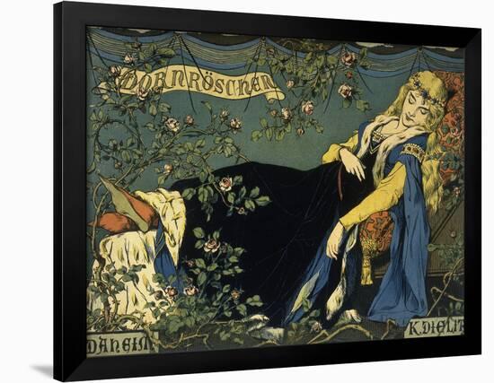 Sleeping Beauty-Konrad Dielitz-Framed Giclee Print