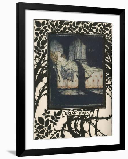 Sleeping Beauty-Arthur Rackham-Framed Photographic Print