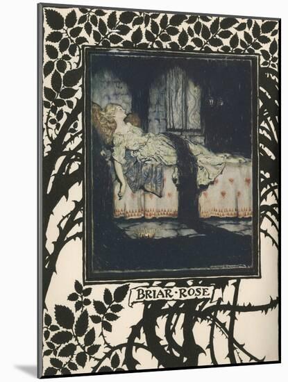 Sleeping Beauty-Arthur Rackham-Mounted Photographic Print