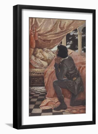 Sleeping Beauty-Jessie Willcox-Smith-Framed Giclee Print