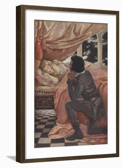 Sleeping Beauty-Jessie Willcox-Smith-Framed Giclee Print