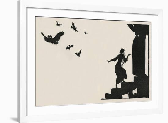 Sleeping Beauty-Arthur Rackham-Framed Premium Giclee Print