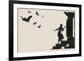 Sleeping Beauty-Arthur Rackham-Framed Premium Giclee Print