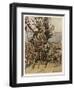 Sleeping Beauty-Arthur Rackham-Framed Art Print