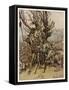 Sleeping Beauty-Arthur Rackham-Framed Stretched Canvas