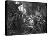 Sleeping Beauty-Gustave Doré-Stretched Canvas