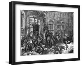 Sleeping Beauty-Gustave Doré-Framed Art Print