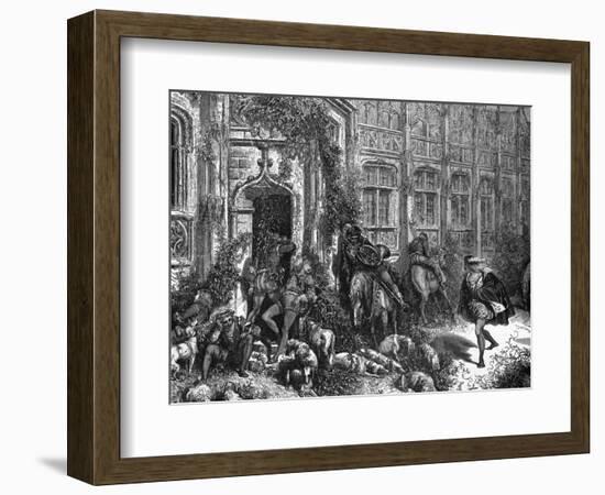 Sleeping Beauty-Gustave Doré-Framed Art Print