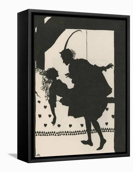 Sleeping Beauty-Arthur Rackham-Framed Stretched Canvas