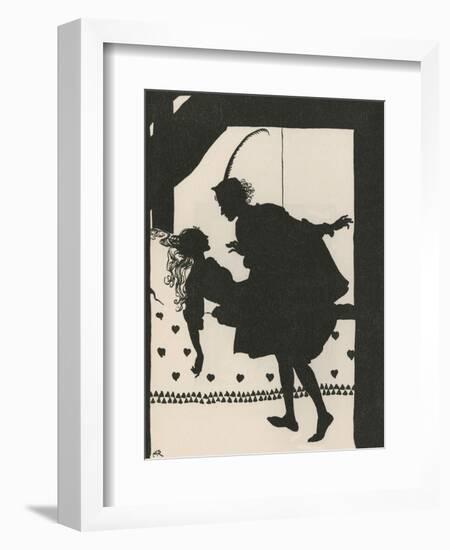 Sleeping Beauty-Arthur Rackham-Framed Art Print