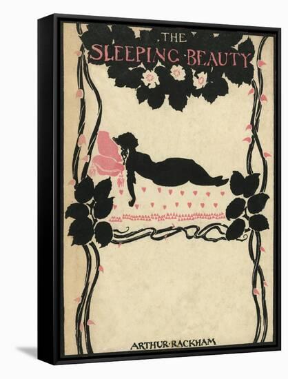 Sleeping Beauty-Arthur Rackham-Framed Stretched Canvas