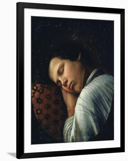 Sleeping Boy (Portrait of Avtiranov)-Nikifor Stepanovich Krilov-Framed Giclee Print