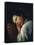 Sleeping Boy (Portrait of Avtiranov)-Nikifor Stepanovich Krilov-Framed Stretched Canvas