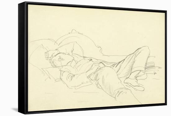 Sleeping Boy-Philip Wilson Steer-Framed Stretched Canvas