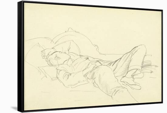 Sleeping Boy-Philip Wilson Steer-Framed Stretched Canvas