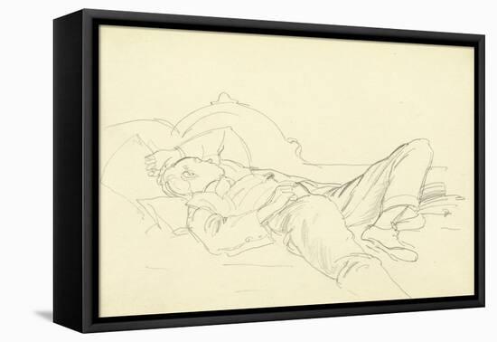 Sleeping Boy-Philip Wilson Steer-Framed Stretched Canvas