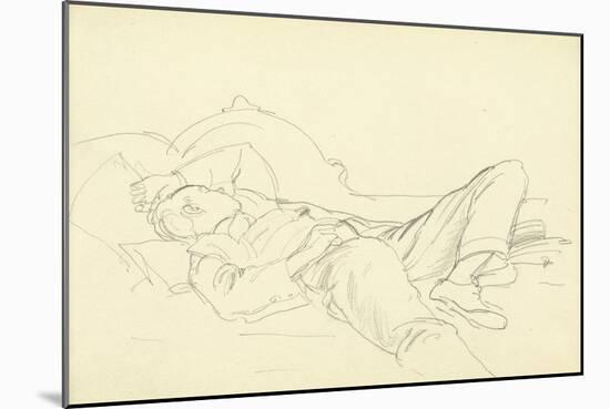 Sleeping Boy-Philip Wilson Steer-Mounted Giclee Print