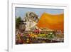 Sleeping Buddha, Wat Lokaya Sutha, Ayutthaya Historical Park, Ayutthaya, Thailand-null-Framed Photographic Print