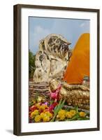 Sleeping Buddha, Wat Lokaya Sutha, Ayutthaya Historical Park, Ayutthaya, Thailand-null-Framed Photographic Print