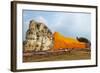 Sleeping Buddha, Wat Lokaya Sutha, Ayutthaya Historical Park, Ayutthaya, Thailand-null-Framed Photographic Print