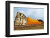 Sleeping Buddha, Wat Lokaya Sutha, Ayutthaya Historical Park, Ayutthaya, Thailand-null-Framed Photographic Print