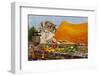 Sleeping Buddha, Wat Lokaya Sutha, Ayutthaya Historical Park, Ayutthaya, Thailand-null-Framed Photographic Print