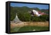 Sleeping Buddha, Win Sein Taw Ya, around Mawlamyine (Moulmein), Mon State, Myanmar (Burma), Asia-Tuul-Framed Stretched Canvas