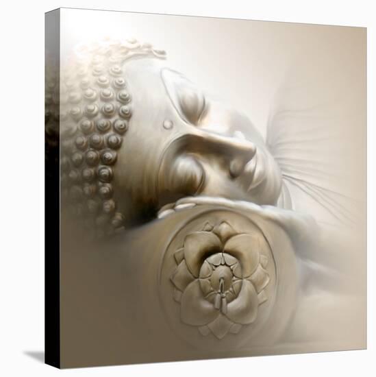 Sleeping Buddha-Christine Ganz-Stretched Canvas