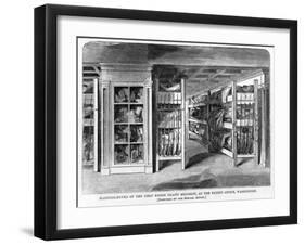 Sleeping-Bunks of the First Rhode Island Regiment, at the Patent Office, Washington, Pub. 1861-null-Framed Giclee Print