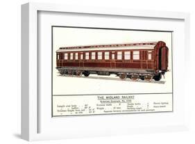 Sleeping Carriage No. 2765, Midland Railway-null-Framed Art Print