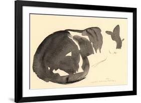 Sleeping cat, 1984-Claudia Hutchins-Puechavy-Framed Giclee Print