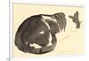 Sleeping cat, 1984-Claudia Hutchins-Puechavy-Framed Giclee Print