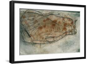 Sleeping Cat-Paul Klee-Framed Giclee Print