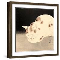 Sleeping Cat-Kyosai Kawanabe-Framed Giclee Print