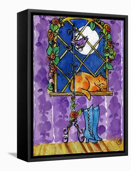 Sleeping Cat-sylvia pimental-Framed Stretched Canvas