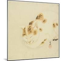 Sleeping Cat-Kawanabe Kyosai-Mounted Giclee Print