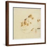 Sleeping Cat-Kawanabe Kyosai-Framed Giclee Print