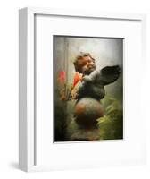 Sleeping Cherub, 2018-Helen White-Framed Giclee Print