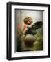 Sleeping Cherub, 2018-Helen White-Framed Giclee Print