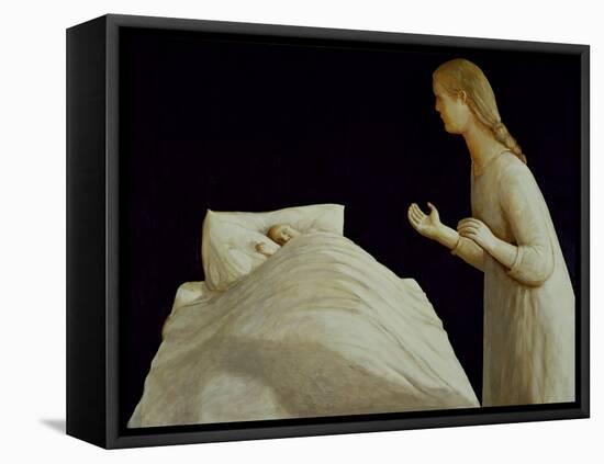 Sleeping Child, 1994-Evelyn Williams-Framed Stretched Canvas